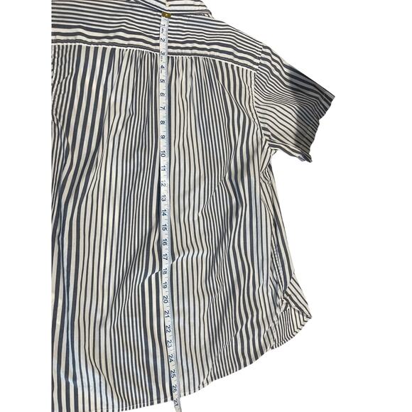 J.Crew Classic Collared Short Sleeve Button Up Size S Preppy Casual Minimalist - Picture 10 of 10